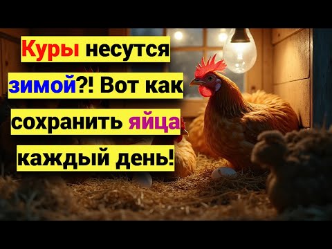 Куры зимой: как ПРАВИЛЬНО ухаживать, чтобы яйца были каждый день!!!