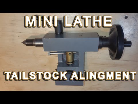 Mini Lathe tailstock centering: The definitive video guide