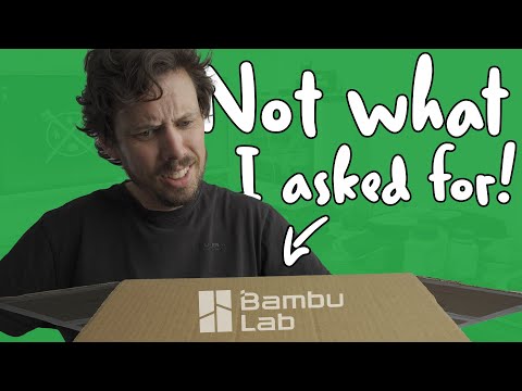 You told me to get a Bambu Lab 3D printer, so they sent me⦠This?
