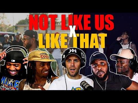Kendrick Lamar - Like That & Not Like Us - Reaction COMPILATION