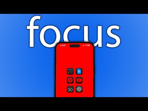 focus modes on iPhone changed my life... here's how