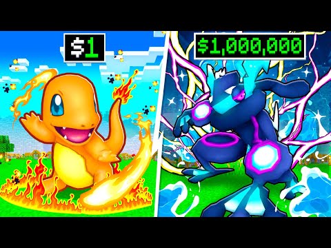 $1 Vs $1,000,000 GOD POKEMON In Minecraft PIXELMON!