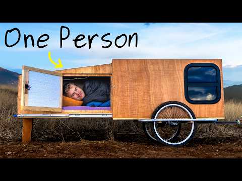 I Built a Micro Camper for my E-Bike!