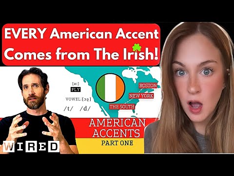 Accent Expert Gives a Tour of U.S.  Accents | WIRED | Irish Girl Reacts