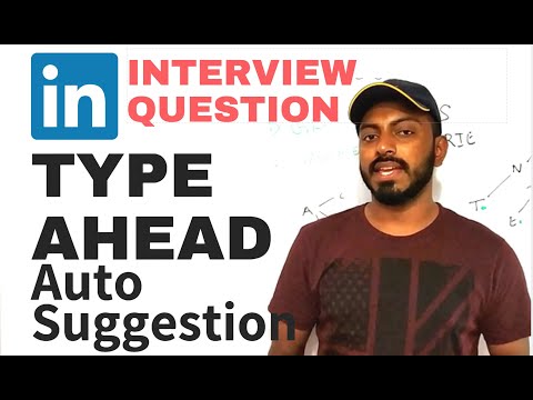 Amazon interview question: System design / Architecture for auto suggestions | type ahead