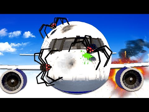 SPIDERS CAUSE PLANE CRASH! (Teardown)