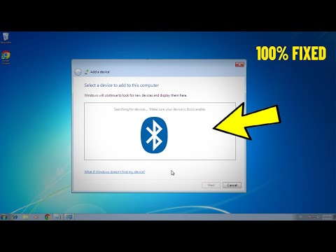 Fix Bluetooth Doesn't Find Any Device in Windows 7 | How To Solve can't find bluetooth devices 🎧 ✅