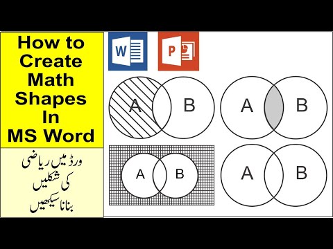 Make a Venn Diagram in Word | How to create venn diagram in microsoft word |