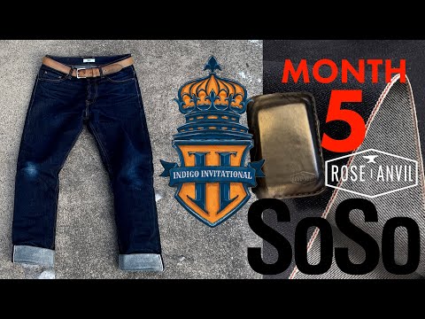 Year 5 Indigo Invitational | Month 5 | SoSo Clothing 20oz Indigo Ghost Selvedge and Rose Anvil Togo