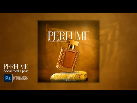 Perfume Social Media Post in Photoshop.