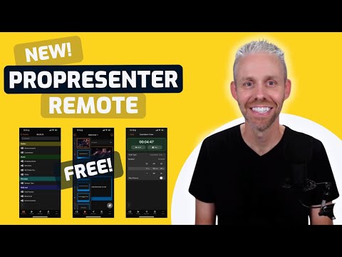 New ProPresenter Remote App - Complete Tutorial & Setup Guide (FREE!)