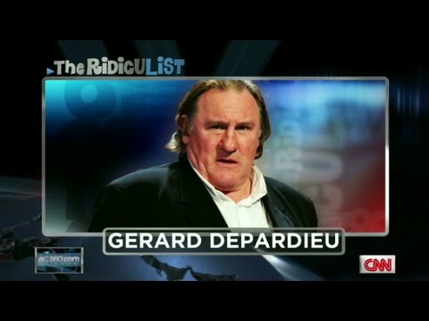 CNN: Gerard Depardieu on Anderson Cooper's Ridiculist