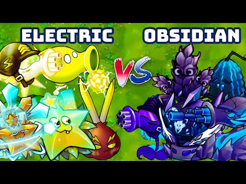 PvZ1 Fusion Challengesss!!! Team ElecTric Vs Team Obsidian | Who Will Victory???