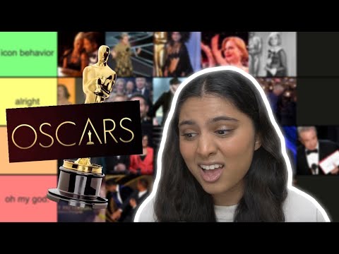 ranking chaotic (and iconic) moments from the Oscars