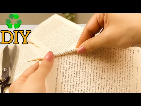 AMAZING IDEA from OLD BOOK Pages!📕 Best from TRASH!😍