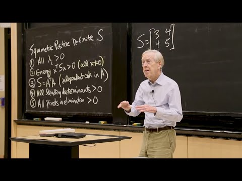 5. Positive Definite and Semidefinite Matrices