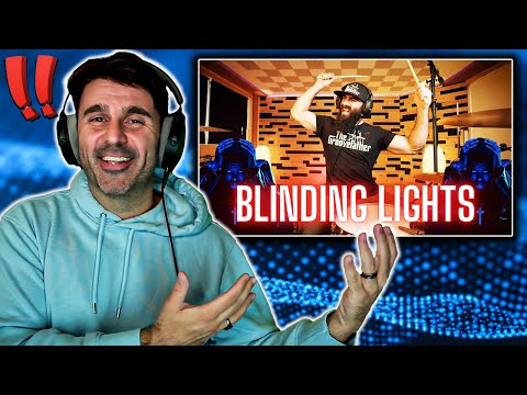 MUSIC DIRECTOR REACTS | El Estepario Siberiano | BLINDING LIGHTS - THE WEEKND | DRUM COVER