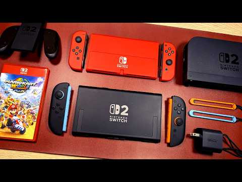 Nintendo Switch 2 Mario Kart World Bundle Edition Unboxing!