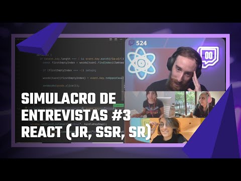 Simulacro de entrevista #3 - React JR, SSR y SR con candidatos y recruiters reales