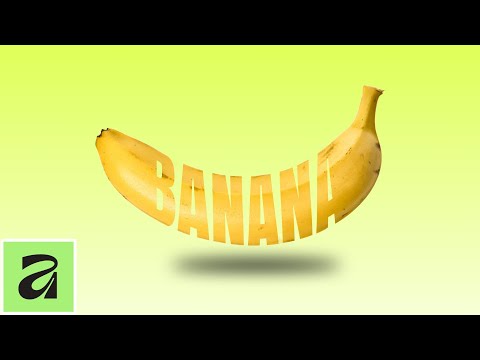 How to Create a Banana Text Effect in Affinity