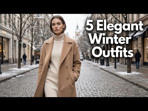5 Winter Outfit Combinations Every Elegant Woman Should Own | Timeless Winter Style