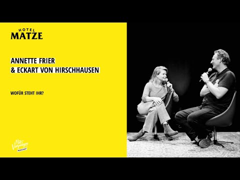 Annette Frier & Eckart von Hirschhausen – Wofür steht ihr?