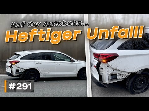 Reifenplatzer bei 200 km/h, Kamikaze-Wohnmobil und heftiges Hupkonzert! 🔥📯 | #GERMAN #DASHCAM | #291