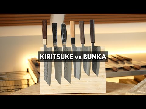 Kiritsuke vs Bunka | Blade Shapes and Best Cutting Techniques