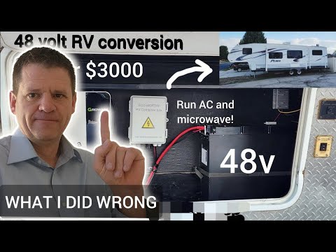 One Year Review - 48v RV Solar Power system - What I Got Wrong