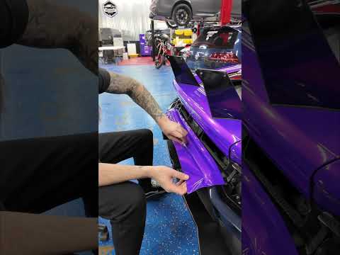 Color change for this Lambo #shop #wrap #cars #lamborghini