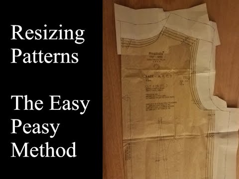 Resizing Sewing Patterns - The Easy Peasy Method - Old Time Patterns
