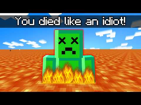 Getting the Funniest Death Messages in Minecraft!