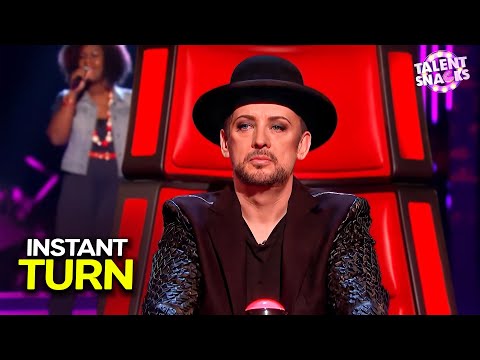 She Sang One Note And Boy George Pressed His Button! (Janine Dyer) | The Voice UK
