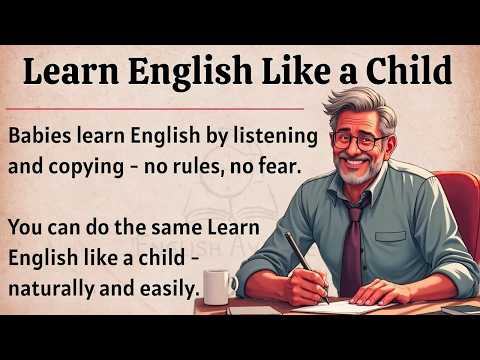Learn English Like a Child || Graded Reader || Improve Your English Fluency β
οΈ
