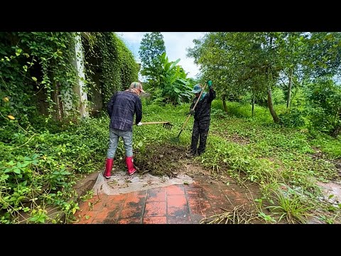 shocke when we arrived at this abandoned house with overgrown garden | Transformation satysfying