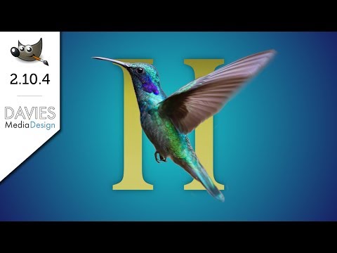 GIMP 2.10 Tutorial: Blend Photos with Text