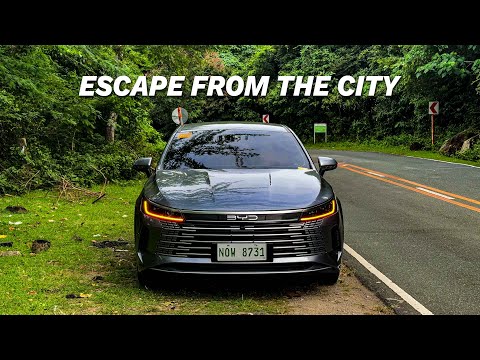 City Escape: A Calm Drive Through Kaybiang Tunnel with My BYD Seal 5 #byd #bydking #bydphilippines
