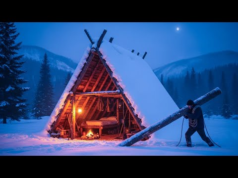Surviving the Deepest Winter – Building a Cozy Snow Shelter Alone