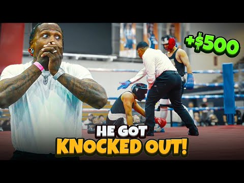 Knock Him Out And Win $500