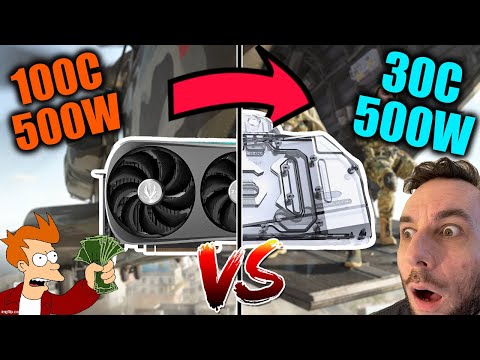 Water Cooling an RTX 4090!! 😱😱