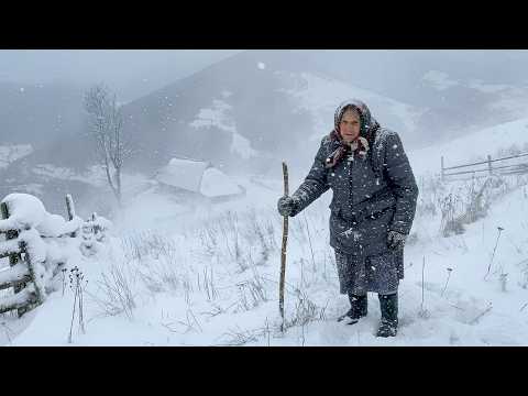 94 Year-Old Grandmother Living Alone at the Edge of the World Far From Civilization