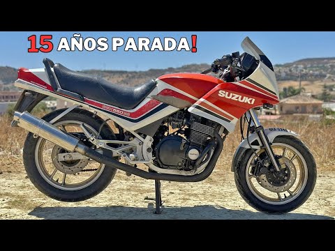 Starting a Motorcycle After Being SITTING FOR 15 YEARS (1985) | Suzuki GSX 550