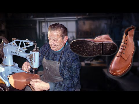 LEATHER BOOTS made by a veteran SHOEMAN in a 100% handmade way in 1995