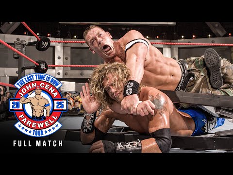FULL MATCH: Edge vs. John Cena | WWE Title TLC Match: WWE Unforgiven 2006