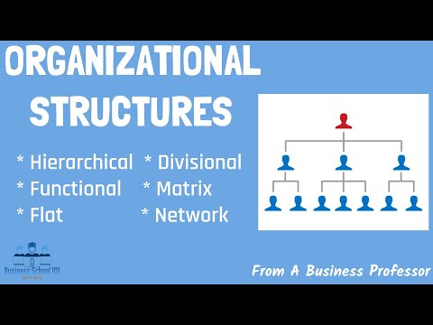 6 Most Common Types of Organizational Structures (Pros & Cons) | From A Business Professor