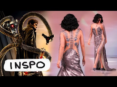 I made a Doc Ock inspired runway look (for my first fashion show!)