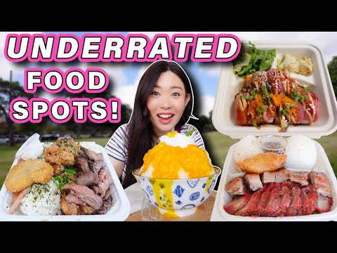 Underrated Eats in OAHU, HAWAII! || Low Key Spots Where Locals Eat!