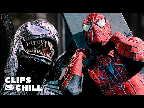 Spider-Man vs. Venom y Hombre de Arena | El Hombre Araña 3