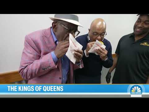 NBC’s Al Roker & Mike Tirico Visit Golden Krust Caribbean Restaurant