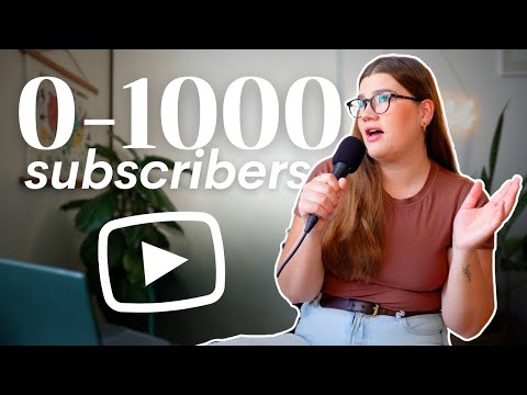 5 steps to your first 1,000 YouTube subscribers